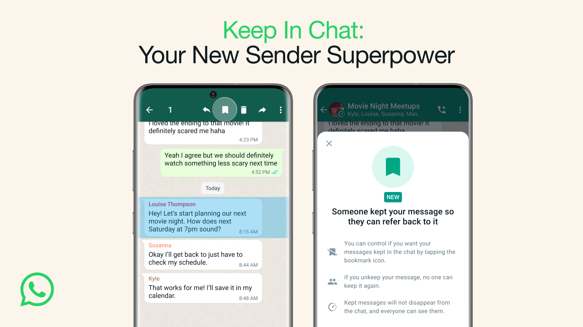 WhatsApp Perkenalkan Fungsi Baru Supaya Pengguna Boleh Simpan