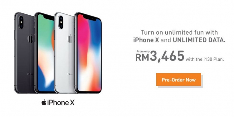 Pakej iPhone X U Mobile Khas Untuk Penagih Data