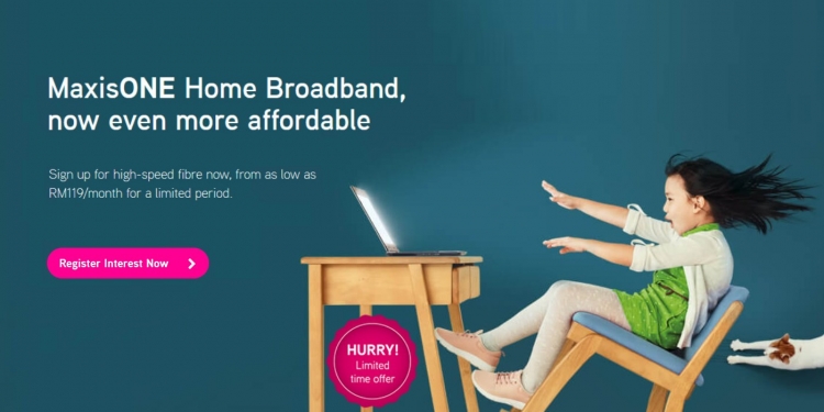 Diskaun masa terhad untuk melanggan MaxisONE Home Broadband