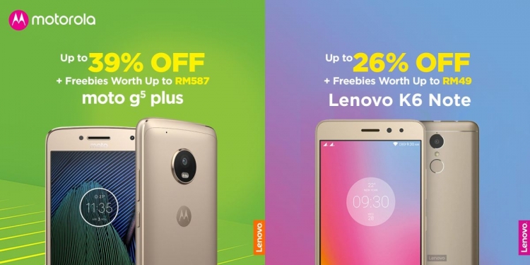 Jualan murah gila kata Lenovo dan Moto sempena 11.11