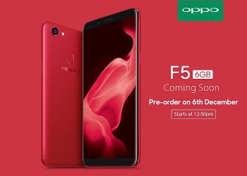 Merah dan Swarovski pilihan eksklusif OPPO F5 6GB?