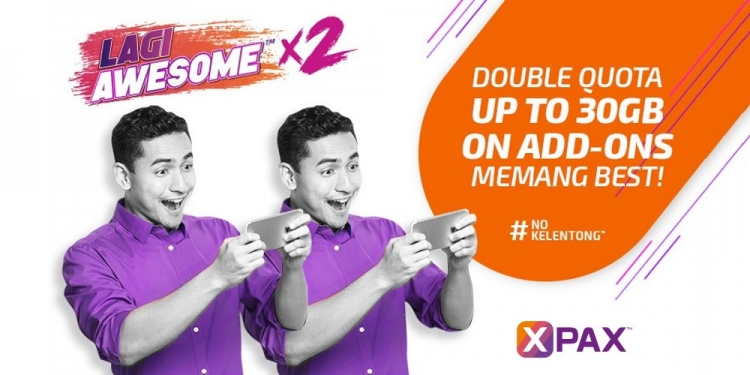 Dua kali ganda data tambahan Xpax sampai hujung tahun