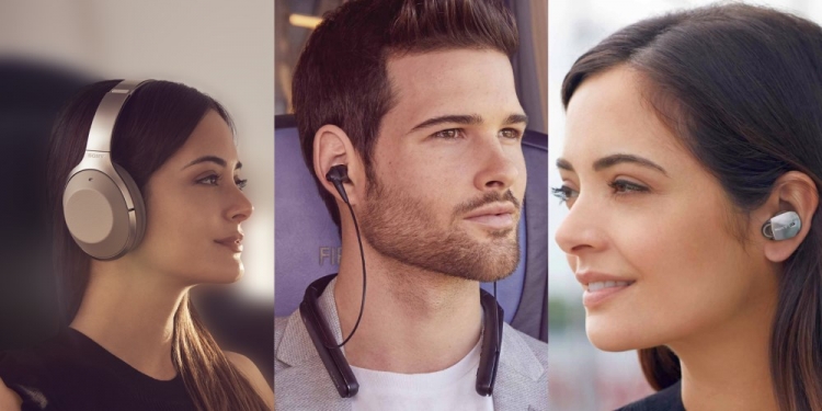 Tinggalkan kesibukan duniawi dengan kuasa bunyi Sony WH-1000XM2, WI-1000X dan WF-1000X.