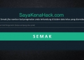 Apa perlu dibuat jika data peribadi anda ada di SayaKenaHack.com