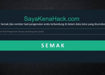 Apa perlu dibuat jika data peribadi anda ada di SayaKenaHack.com