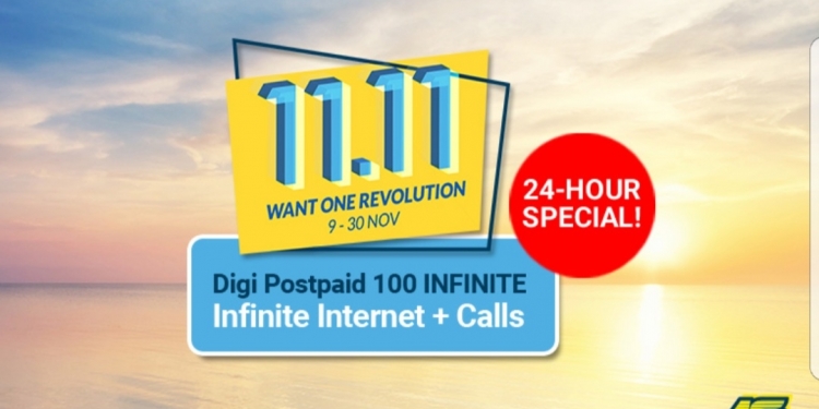 Tinggal kurang 24 jam nak langgan Digi Infinite 100