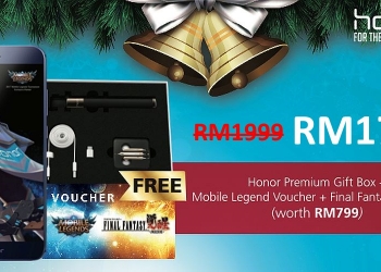 Diskaun RM200 dan pelbagai hadiah percuma dalam promosi hujung tahun honor Malaysia