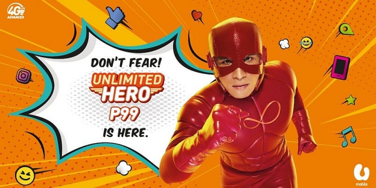 Unlimited Hero P99 internet tanpa had dengan kelajuan tanpa had sebenar