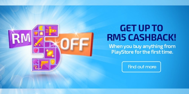 Bayar Playstore guna bil Celcom dan terima semula RM5