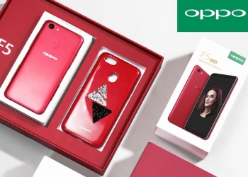Hitam dan Kristal Swarovski akan ditawarkan bersama OPPO F5 6GB