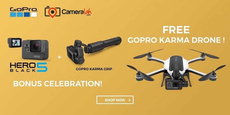 Beli Kamera Aksi, Jimat RM3,152, Dan Dapat Drone Serta Gimbal Percuma