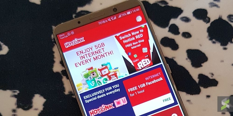 Hotlink bagi pilihan antara Facebook atau WhatsApp Tanpa-Henti PERCUMA?