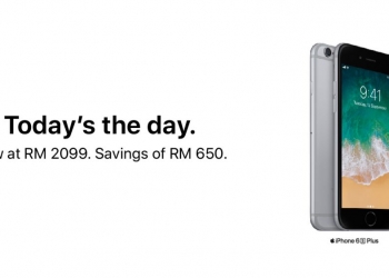 Diskaun RM650 untuk iPhone 6S Plus hanya di sini