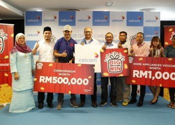 Kontraktor menang kondo RM500 ribu di Celcom Big Win