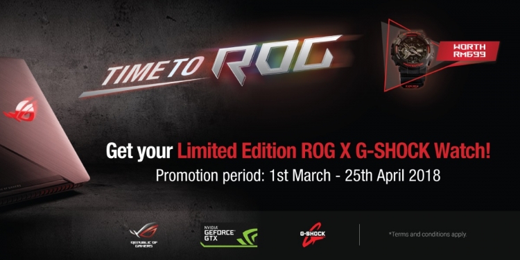 Jam tangan edisi terhad ASUS ROG x G-Shock bukan untuk dijual