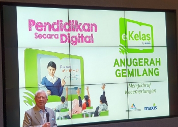 Maxis rai pelajar cemerlang program eKelas PI1M