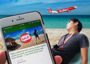 Diskaun 20% tiket AirAsia untuk pengguna Maxis & Hotlink
