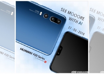 Tiga kamera belakang semakin jelas di Huawei P20