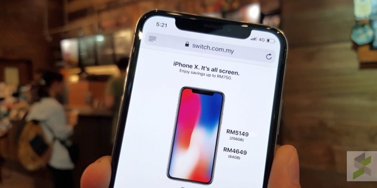 Beli iPhone X 256GB pada harga iPhone X 64GB!