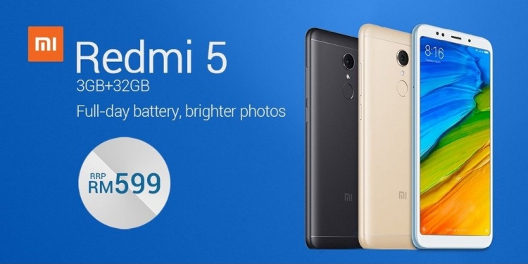 Xiaomi turunkan harga Redmi 5 yang sedia murah