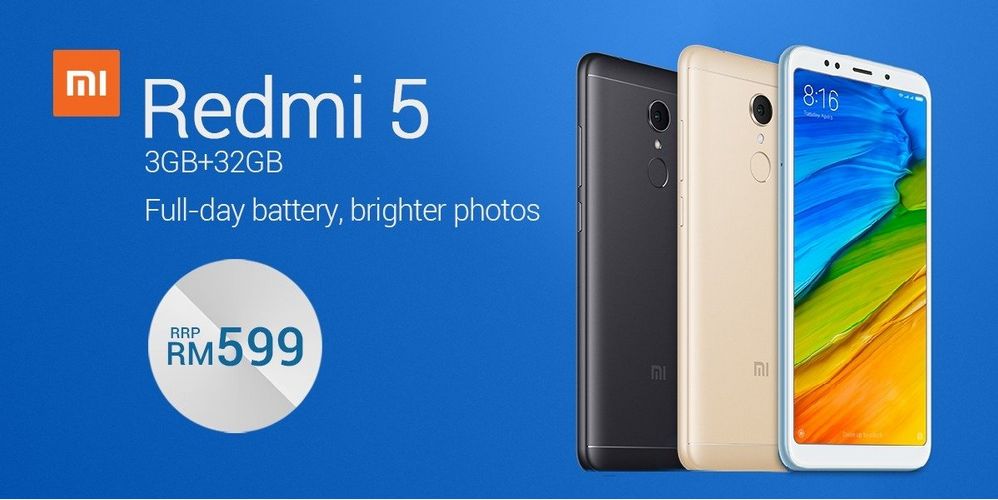 Xiaomi turunkan harga Redmi 5 yang sedia murah 