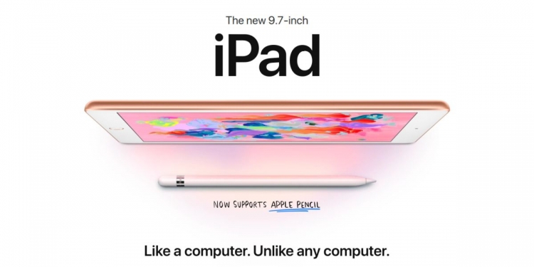 iPad 9.7 yang baru lebih kuasa, lebih murah & boleh guna Pencil