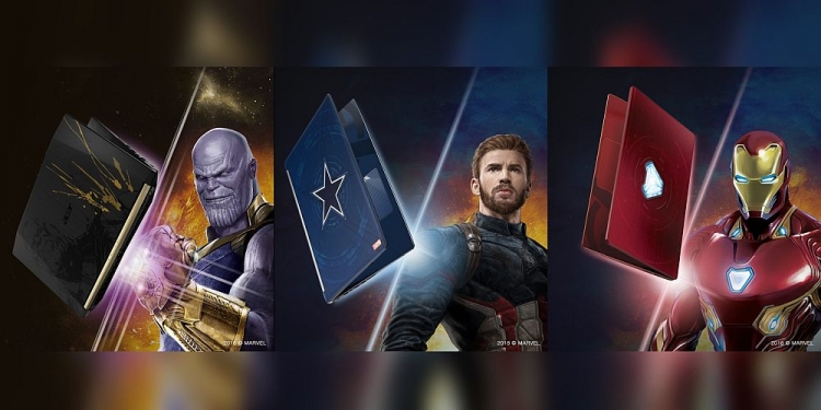 Ini Dia Tiga Laptop Khas Bersalut Serum Marvel Bersempena Filem Avengers: Infinity War