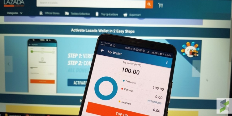 Lazada Wallet cara mudah beli belah tanpa guna kad atau bank