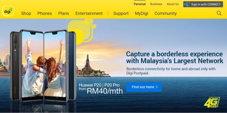Beli Huawei P20 serendah RM959 dari Digi