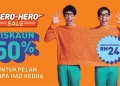 50% diskaun talian kedua pelan tanpa had U Mobile dengan HERO+HERO