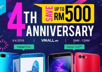 Diskaun kaw kaw dalam sambutan ultah ke-4 honor