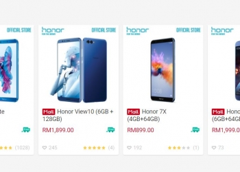 honor View10 dan honor 7X lebih murah RM200 sekarang