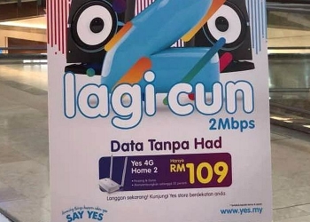 YES Tawar Internet Unlimited Pada Harga Serendah RM99 Sebulan