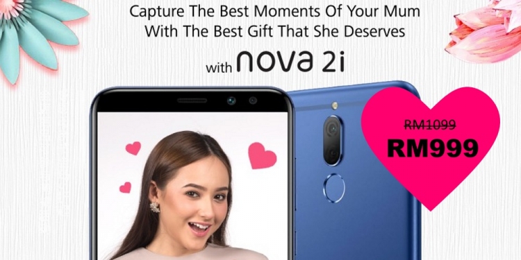 Selfie Superstar Huawei Nova 2i turun harga sempena Hari Ibu