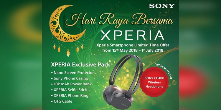 Promosi Raya Telefon Sony Sediakan Hadiah Bernilai Sehingga RM448