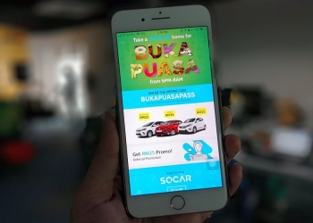 Pas Buka Puasa SoCar bantu cari Bazar Ramadhan dan pergi terawih dengan tenang