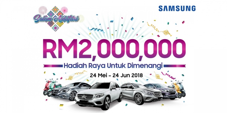 Beli telefon Samsung Galaxy nak raya ni berpeluang menang kereta Mercedes