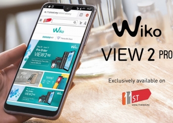 Tempahan awal Wiko View2 Pro bertakuk bulat eksklusif di 11street