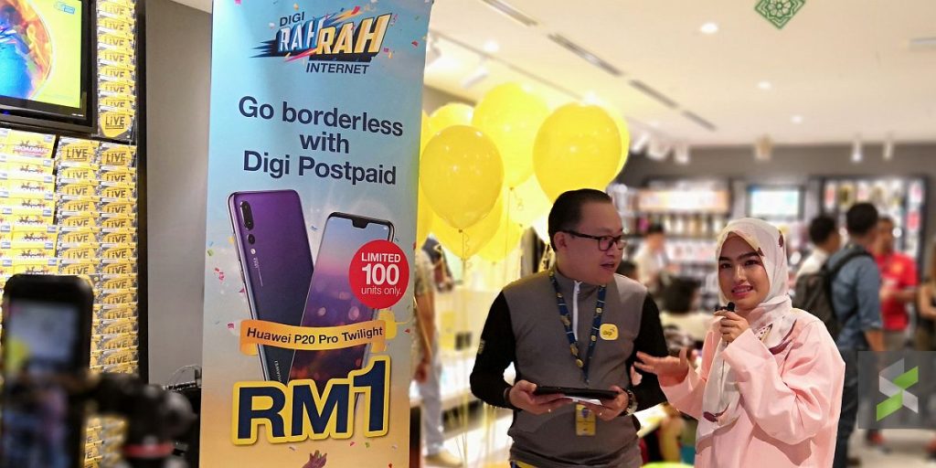 Kempen Digi Rah Rah Internet tawar Huawei P20 serendah RM1 ...