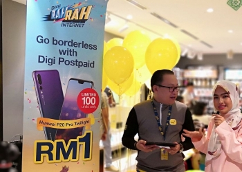 Kempen Digi Rah Rah Internet tawar Huawei P20 serendah RM1