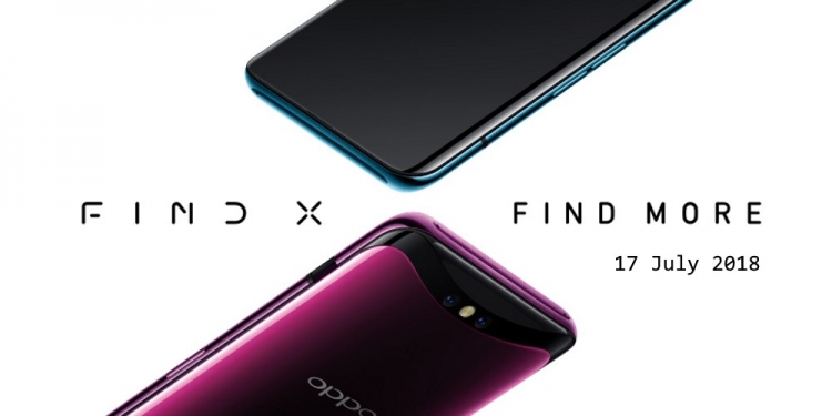 17 Julai tarikh pelancaran OPPO Find X di Malaysia