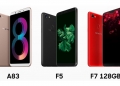 OPPO potong harga tiga model telefon pintar: A83, F5 dan F7 128GB