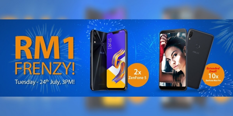 Harga gila RM1 kembali untuk ASUS ZenFone 5 dan ZenFone Max Pro