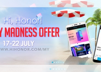 Tawaran Gila 7uly honor ada banyak diskaun dan hadiah percuma