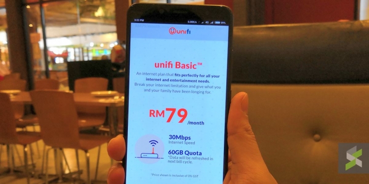 Pendaftaran pelan unifi Basic RM79 sebulan dibuka sekarang