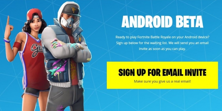 Pendaftaran Program Beta Fornite Versi Android Kini Berlangsung