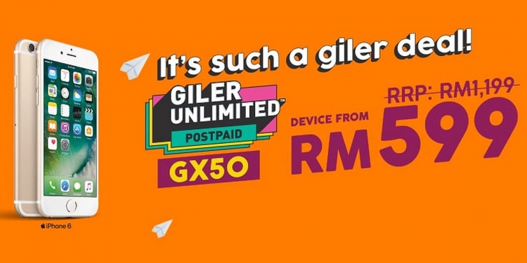 iPhone 6 murah giler dengan internet tanpa had U Mobile