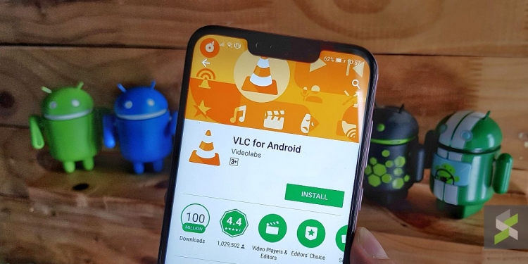 VideoLan BAN telefon Huawei dari muat turun aplikasi VLC