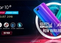 honor 10 dinaiktaraf GPU Turbo dan ada hadiah RM500 untuk hari ini sahaja