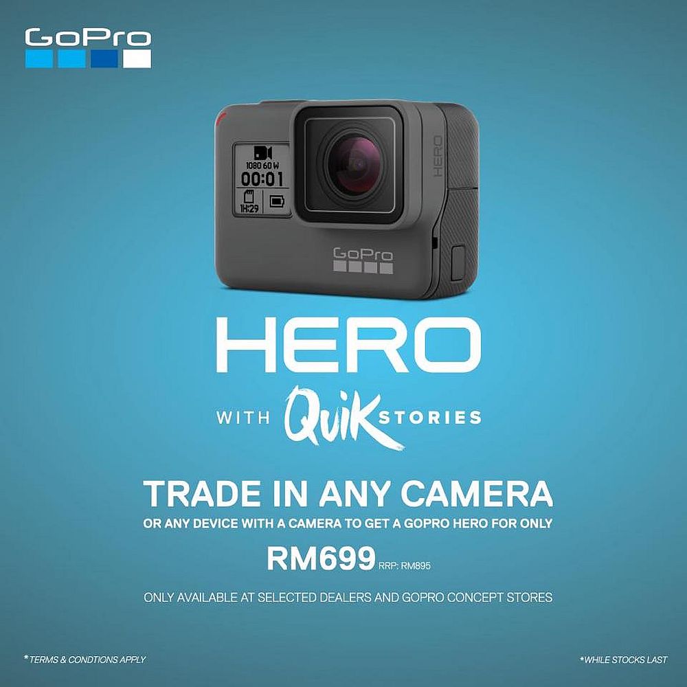 Anda Boleh Dapatkan GoPro Hero5 Black Pada Harga RM699 